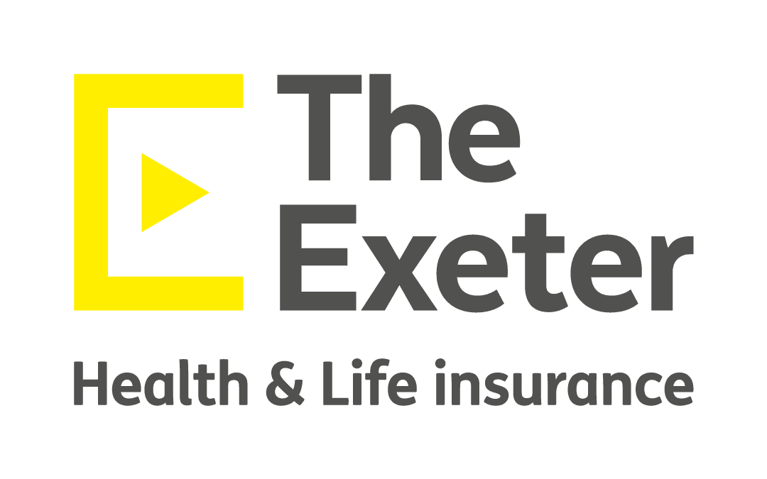 The-Exeter-logo-yellow-grey-Health-Life-RGB
